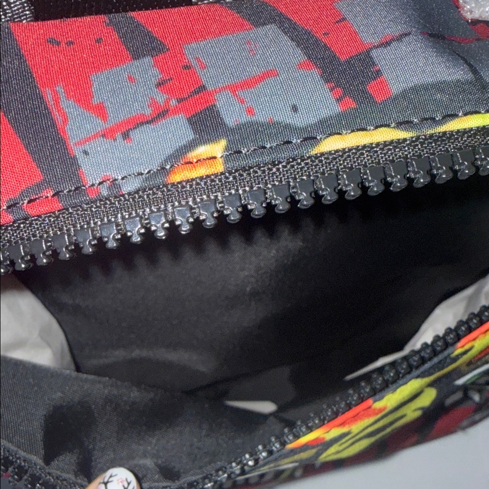 Ed Hardy Black and Red Backpack with Tiger Design - Picture 4 of 8